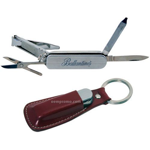 Nail Clipper Multi-tool With Key Ring