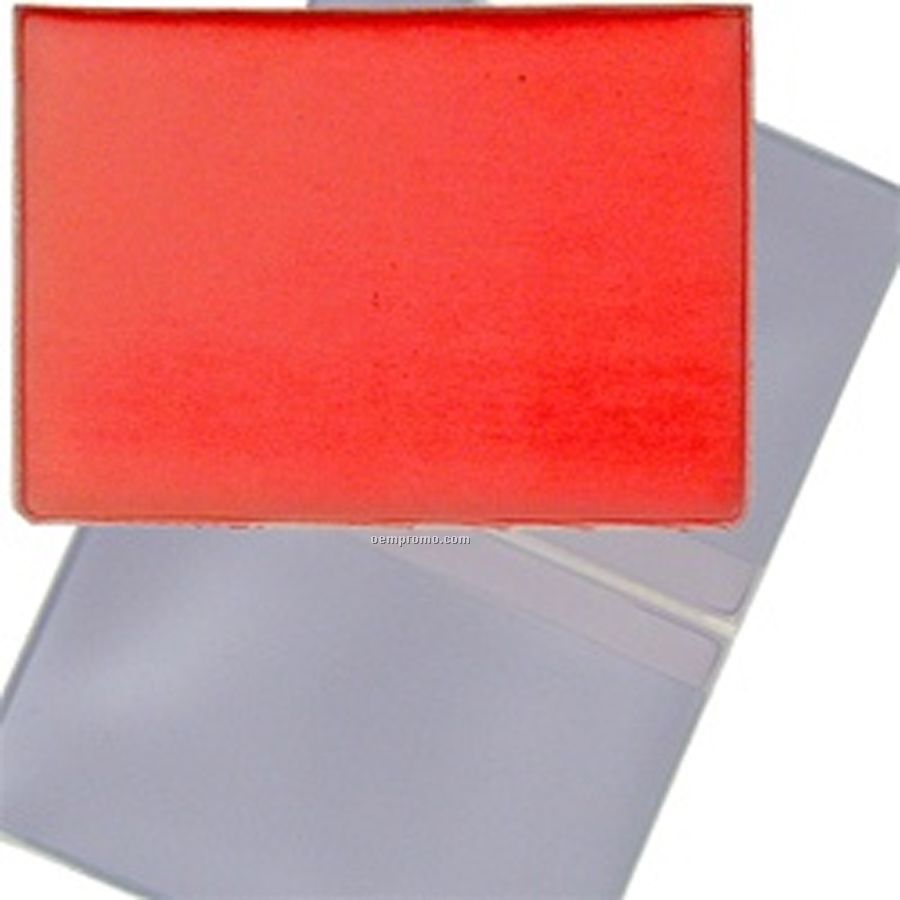 3d Lenticular Business Card Holder (Red/White)