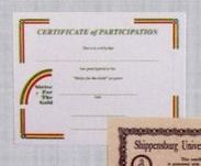 Custom Certificate - 3 Color