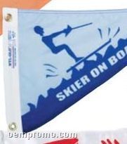 Personal Bow Pennant (Skier On Board)