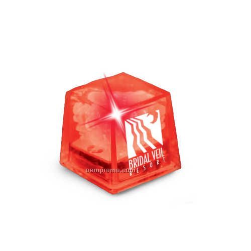 Red Mini Glow LED Ice Cube