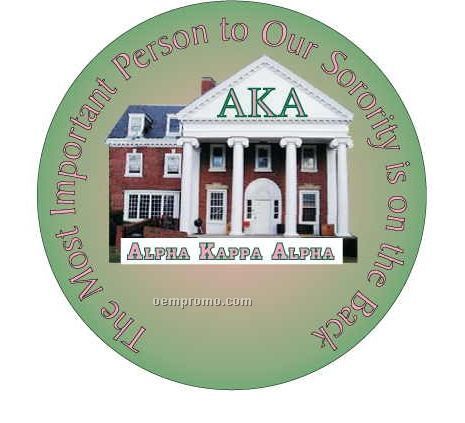 Alpha Kappa Alpha Sorority House Hand Mirror (2 1/2