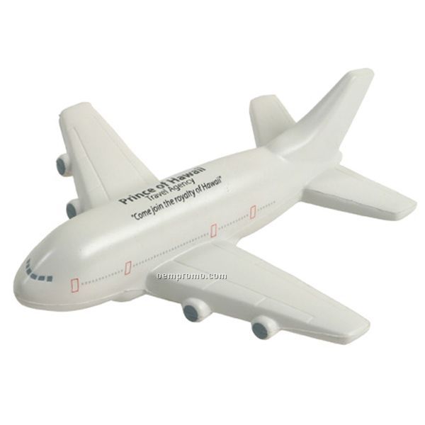 Passenger Airplane Squeeze Toy