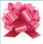 Rose Poly Pull String Bow (5.5")