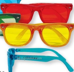 Translucent Frame Sunglasses Assortment (Printed)
