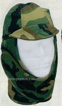 Gi Style Woodland Camouflage Cold Weather Helmet Liner