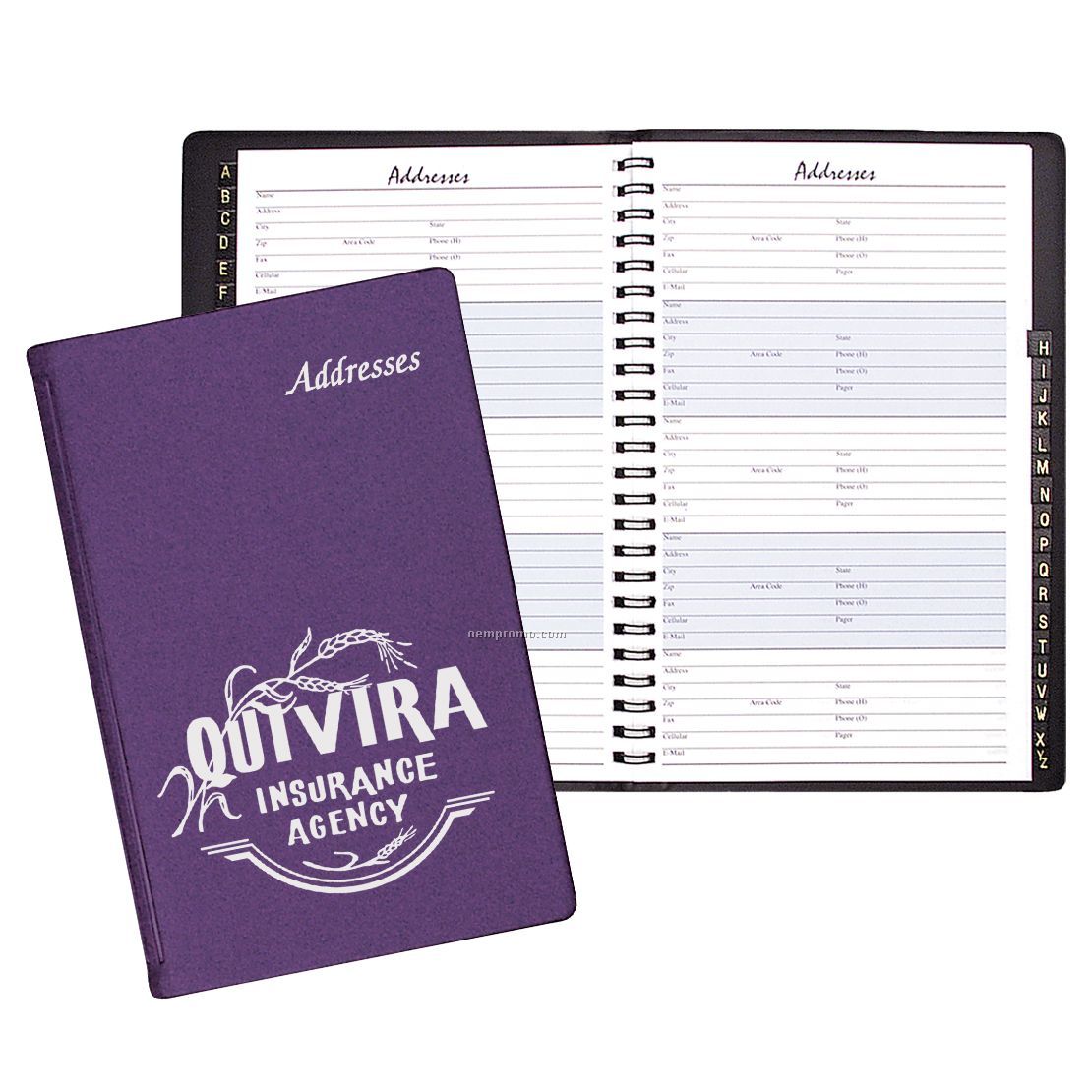 Large Address Book/Frosted Cover