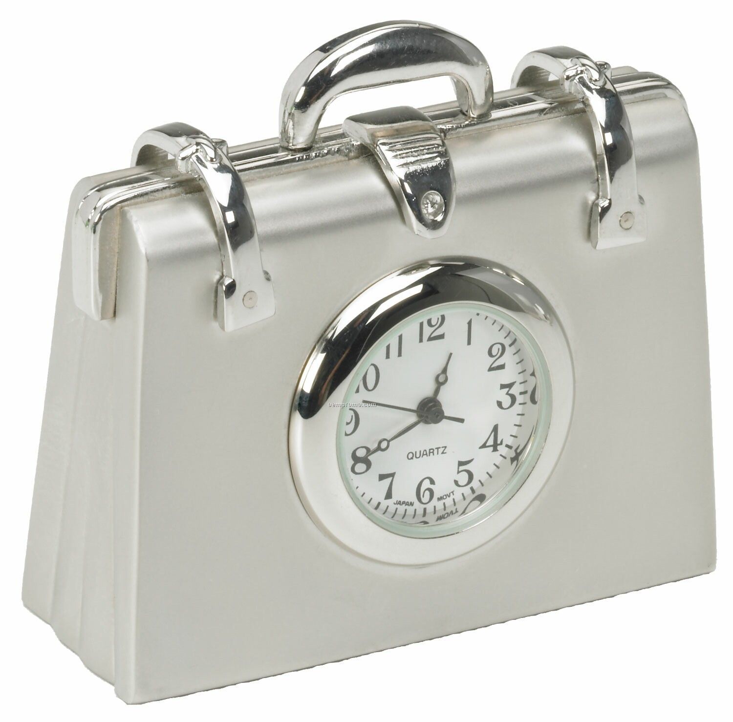 Metal Briefcase Clock