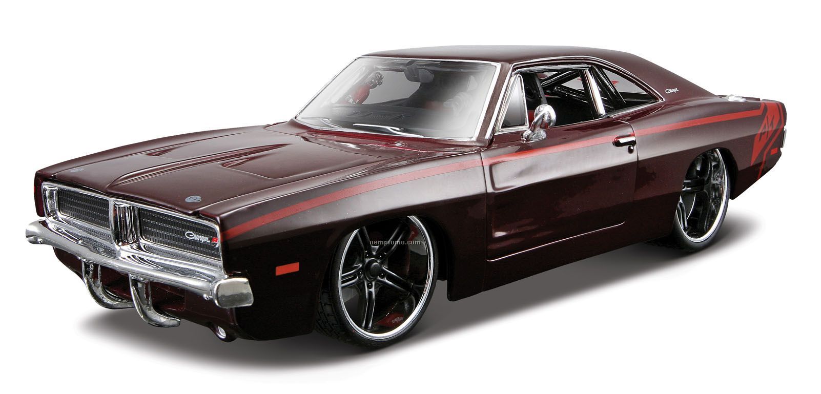 7"X2-1/2"X3" 1969 Dodge Charger R/T All Star Series Die Cast Replica