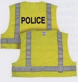 Budget Class II Public Service Safety Vests (M-2xl) Blank