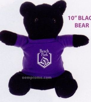 Stock Black Bear Stuffed Animal