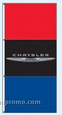 Stock Double Face Dealer Rotator Drape Flags - Chrysler