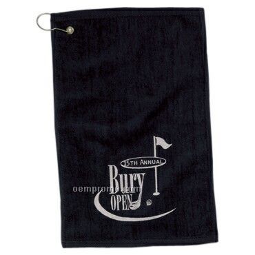 11"X18" Velour Hemmed Golf Towel