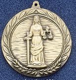 2.5" Stock Cast Medallion (Justice)