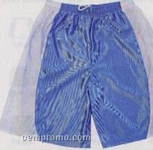 Cool Mesh W/ Side Panels Youth Shorts W/ 7" Inseam (S-xl)