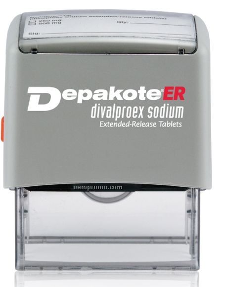 Ideal Rectangle Self Inking Stamp (2 1/2"X1")