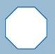 Stock Large Hexagonal Adhesive Decal (8"X8")