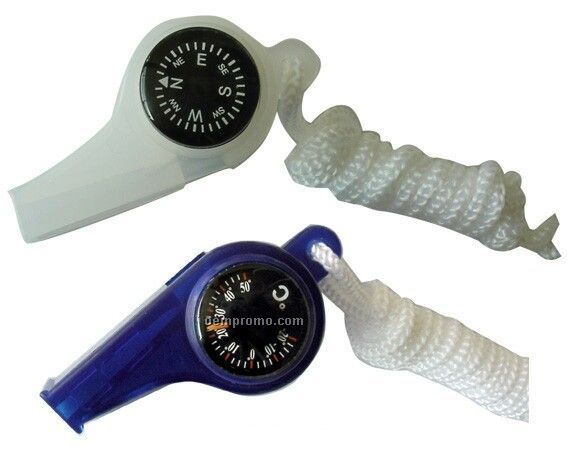 Whistle With Compass&Thermometer