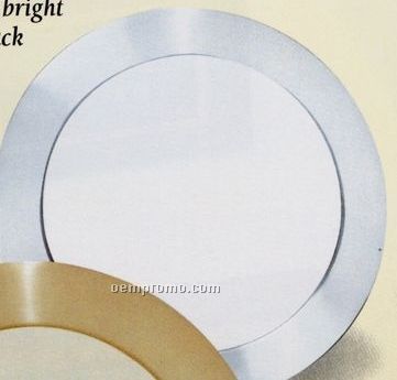Aluminum Tray W/ Mirror Bright Center (8-1/2")