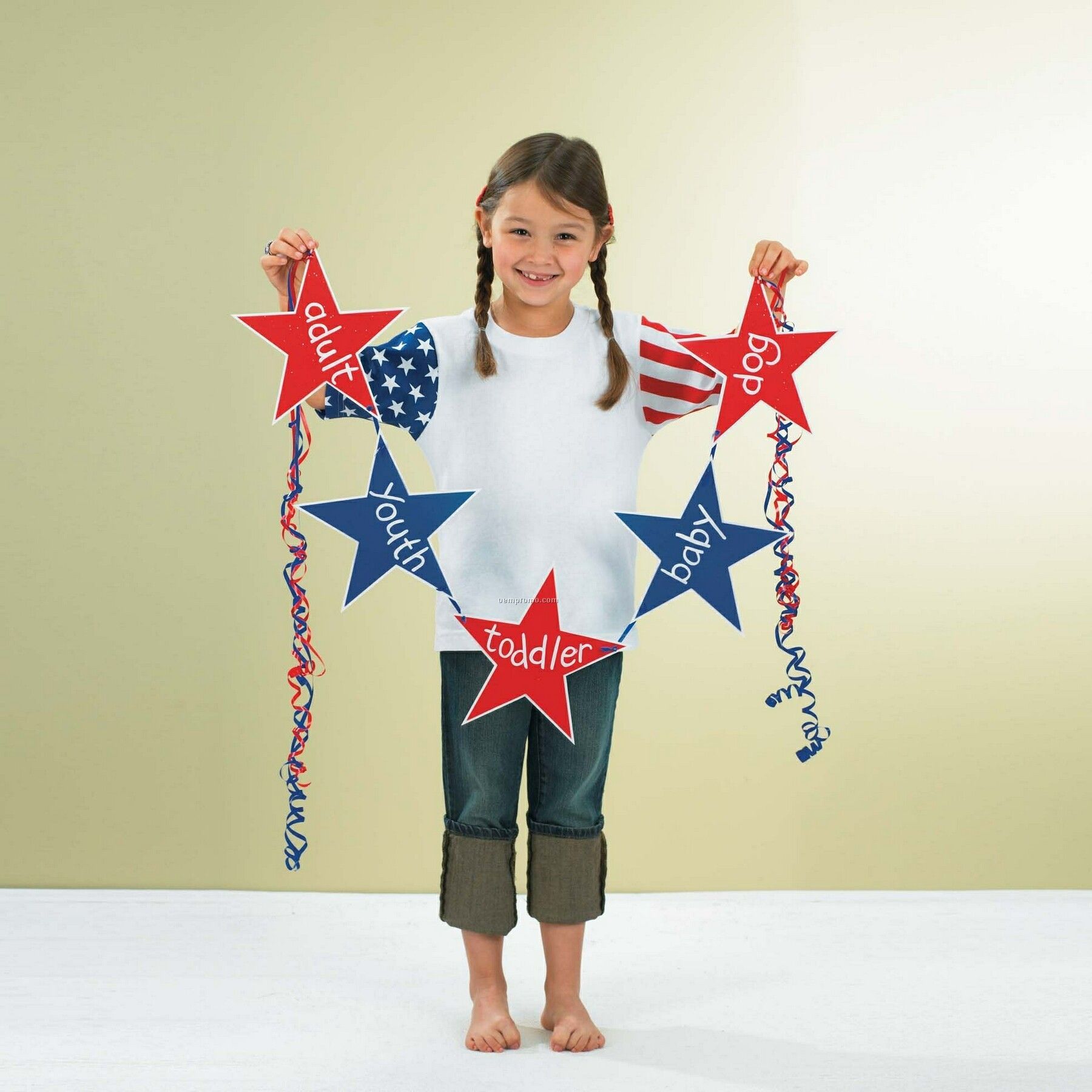 Infant Jersey Stars And Stripes Romper