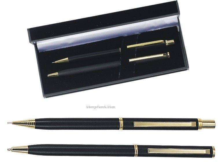 Slim Pen And Pencil Gift Set