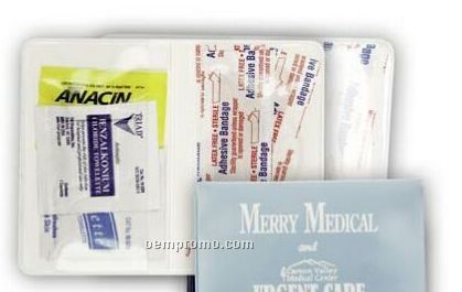 Vinyl Deluxe Mini First Aid Medical Kit