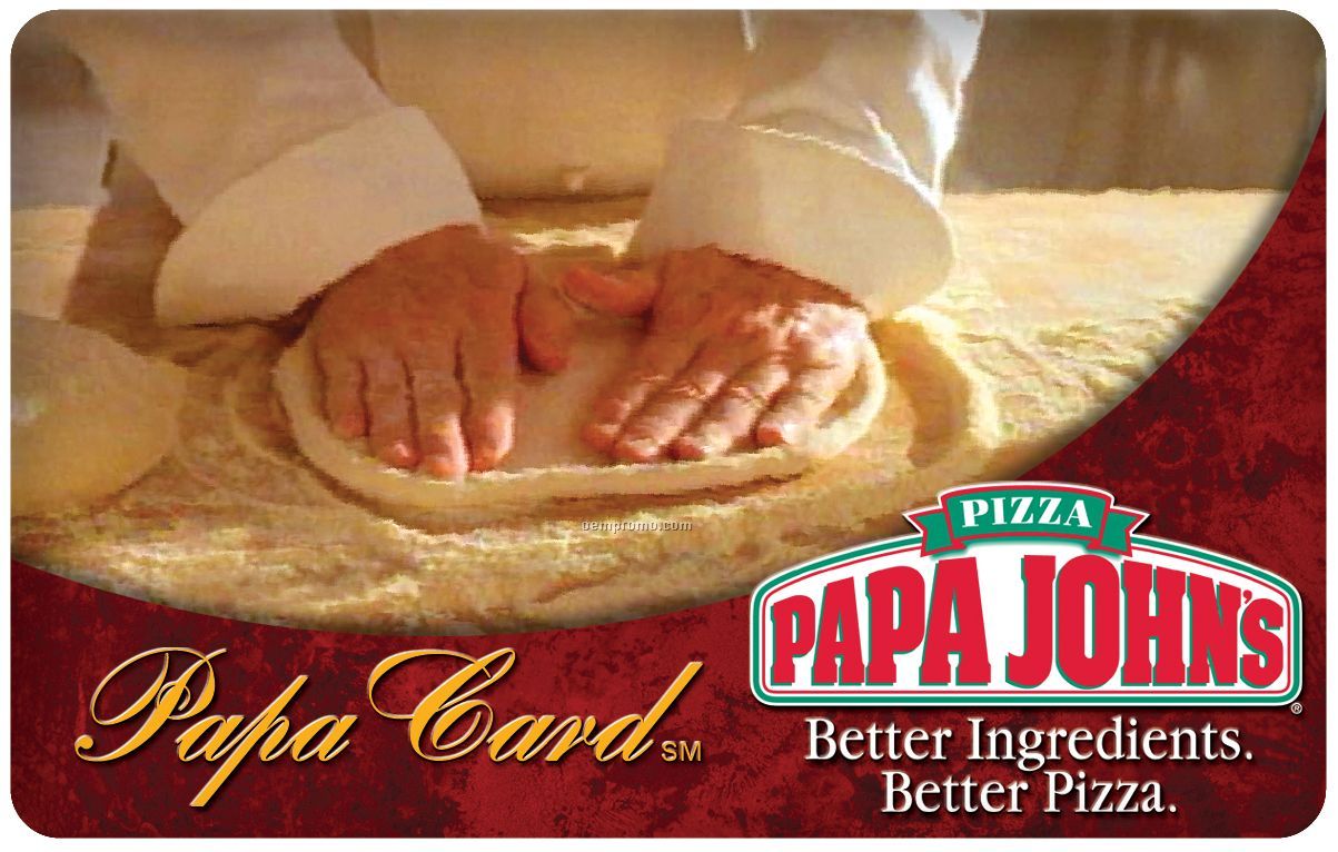 $10 Papa John's Gift Card