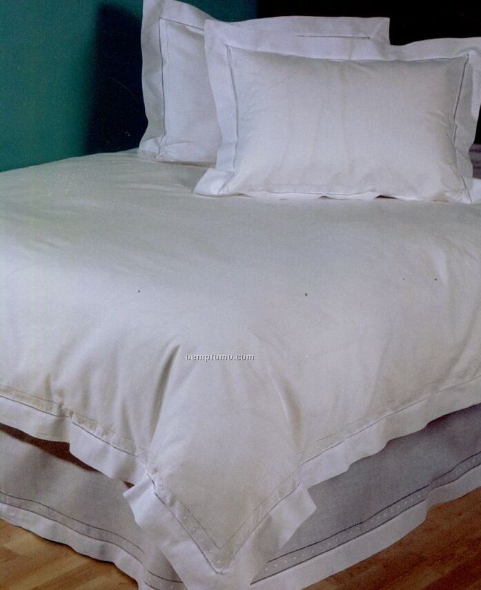 12"X16" Linen Pillow With Swiss Dot