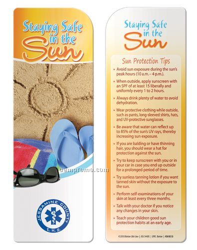 Bookmark - Staying Safe In The Sun