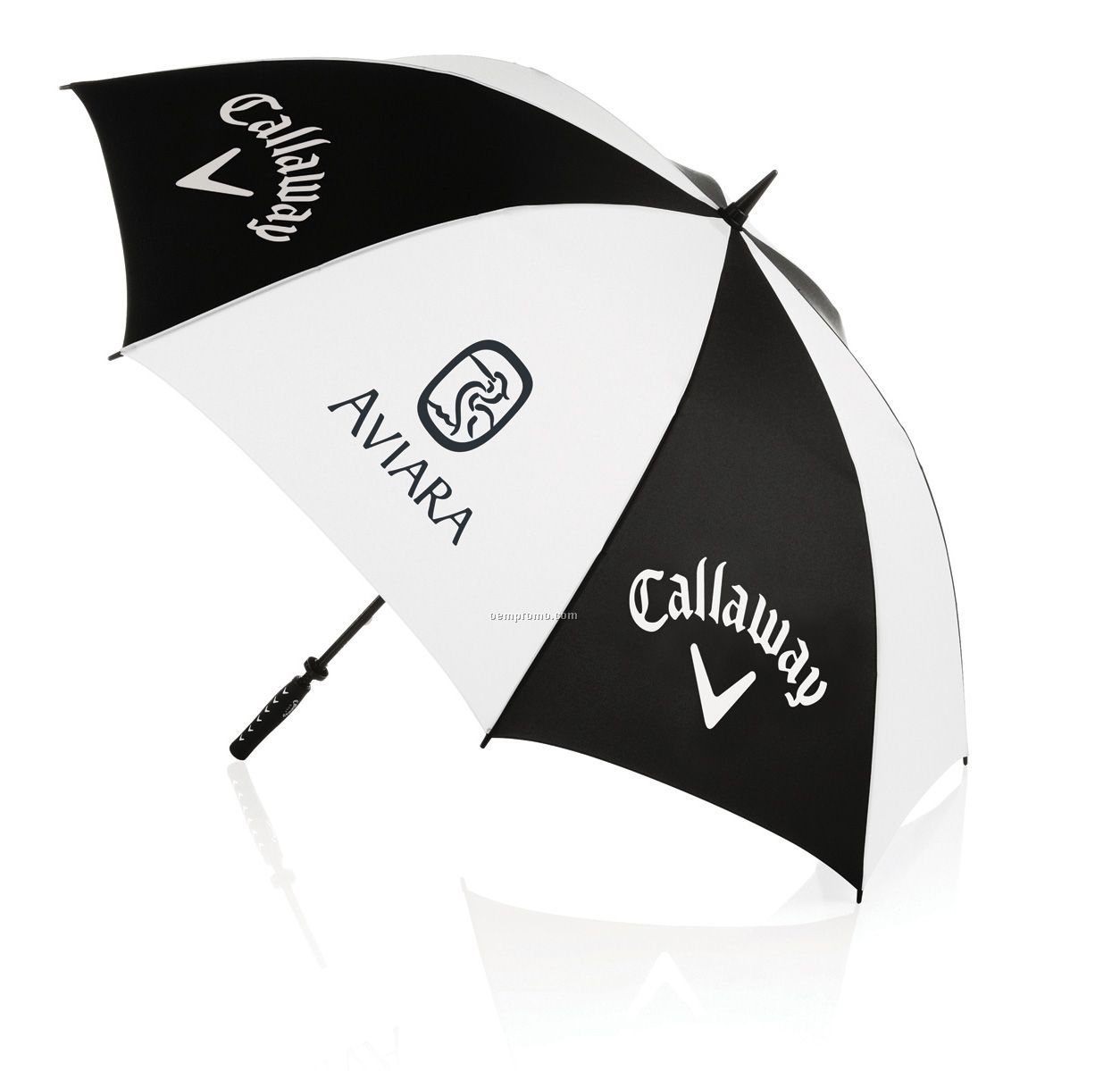 Callaway 64" Single Canopy Umbrella (2011) - Screened (2 Panels, Black)
