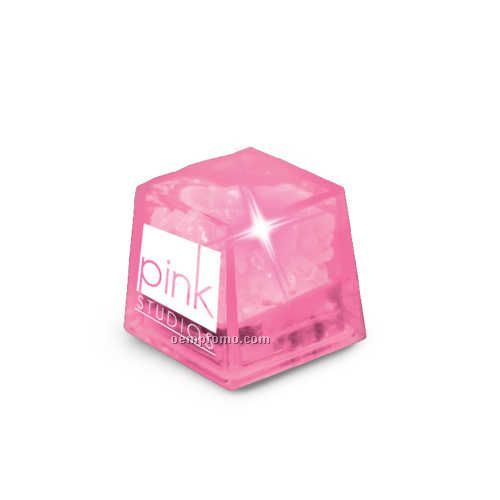 Pink LED Mini Glow Ice Cube