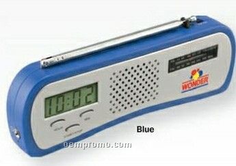 AM/ FM Counter Top Radio W/ Built-in Clock And Countdown Timer