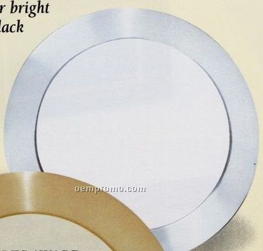 Aluminum Tray W/ Mirror Bright Center (10-1/2")