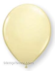 11" Ivory Silk White Latex Single Color Balloon