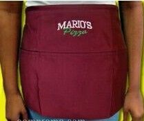 3 Pocket Direct Embroidered Waist Apron - 5 To 8 Days