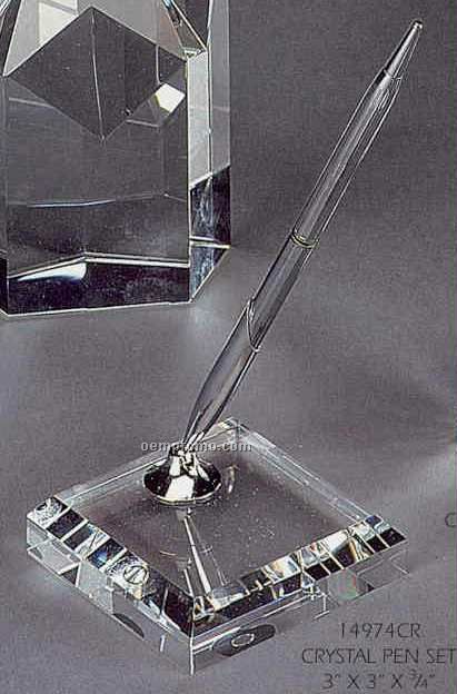 Crystal Single Pen Stand