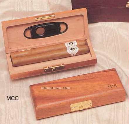Mahogany Cigar Case