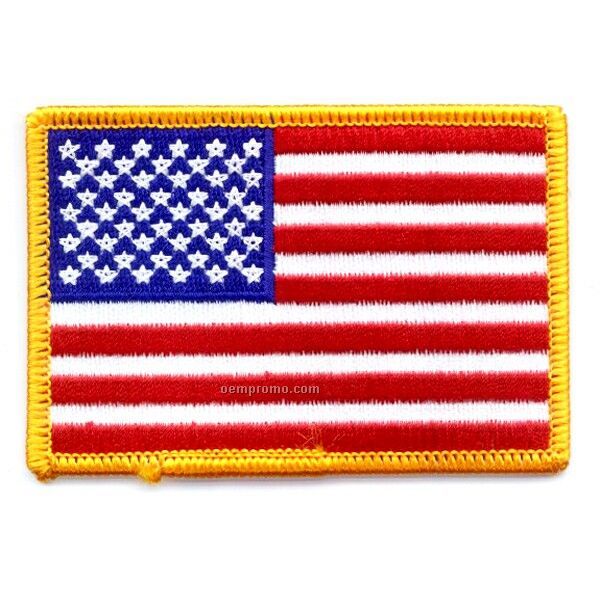 Stock American Flag Emblem