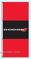 Stock Double Face Dealer Rotator Drape Flags - Dodge