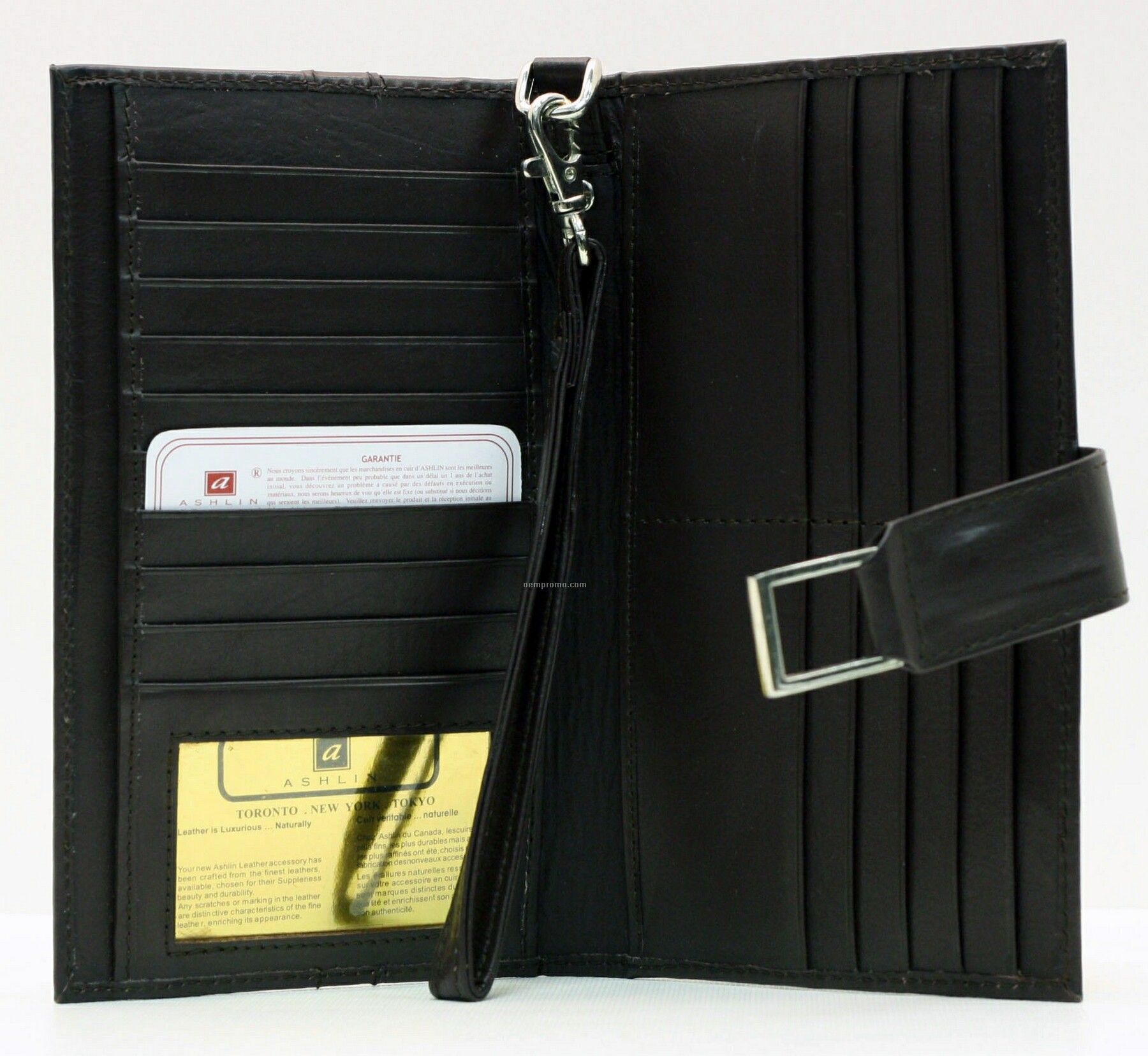Ladies' Black Wristlet Wallet