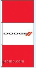 Stock Double Face Dealer Rotator Drape Flags - Dodge