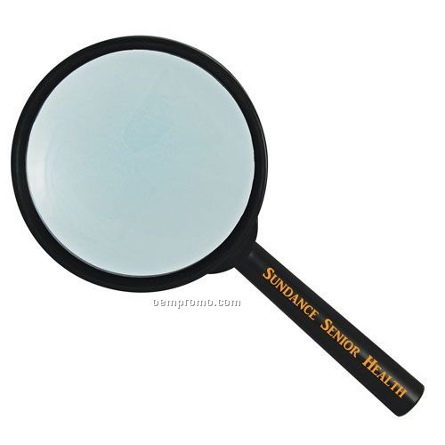 5x Hand-held Magnifier W/ 3.5" Glass Lens