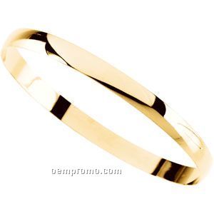 Ladies' 14ky 8mm Bangle Bracelet