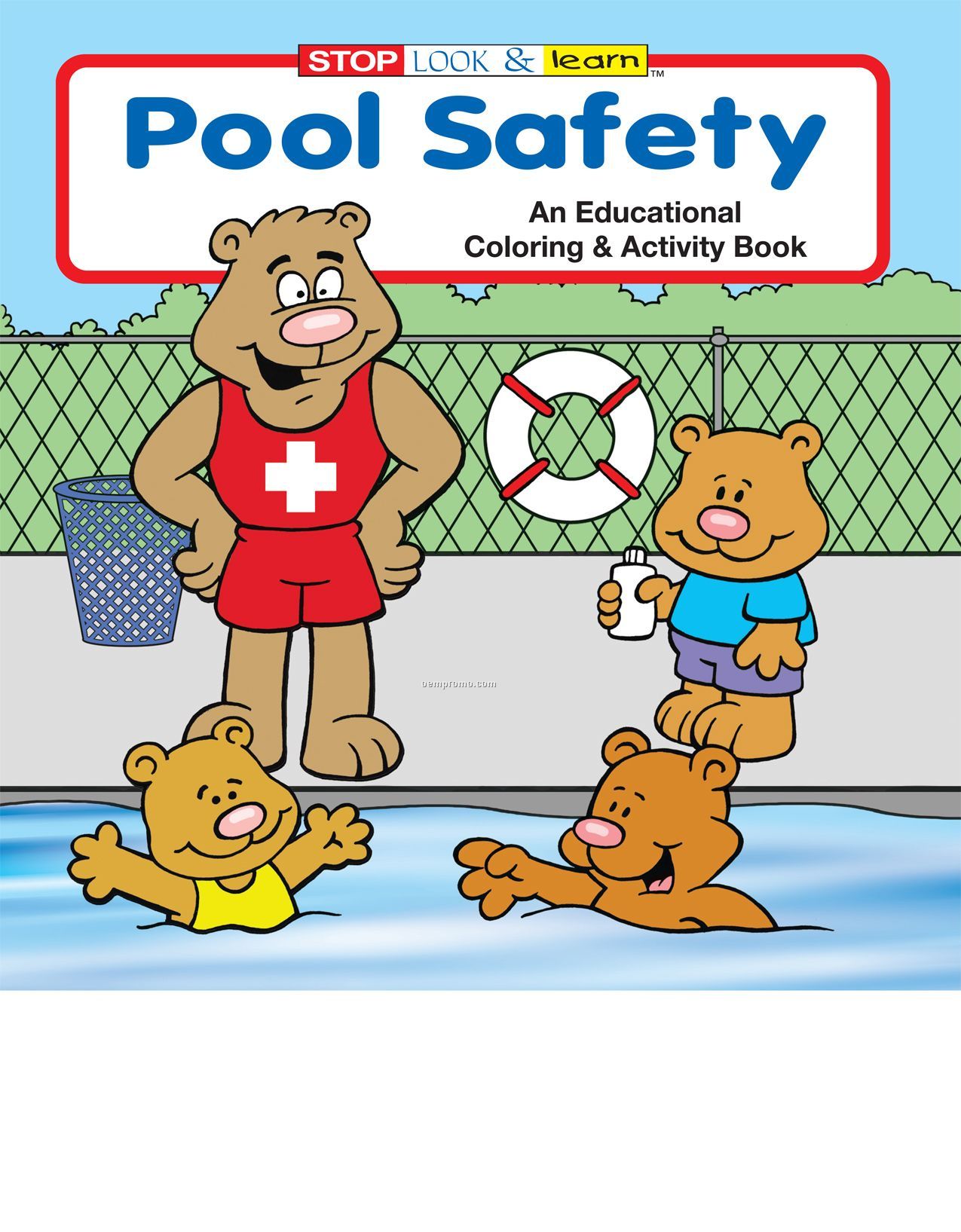 Pool Safety Coloring Book