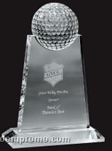 Small Optical Crystal Paramount Golf Award