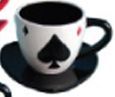 Spade Card Specialty Cup & Saucer