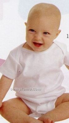 White Kiddy Kats Infant Lap Shoulder Bodysuit