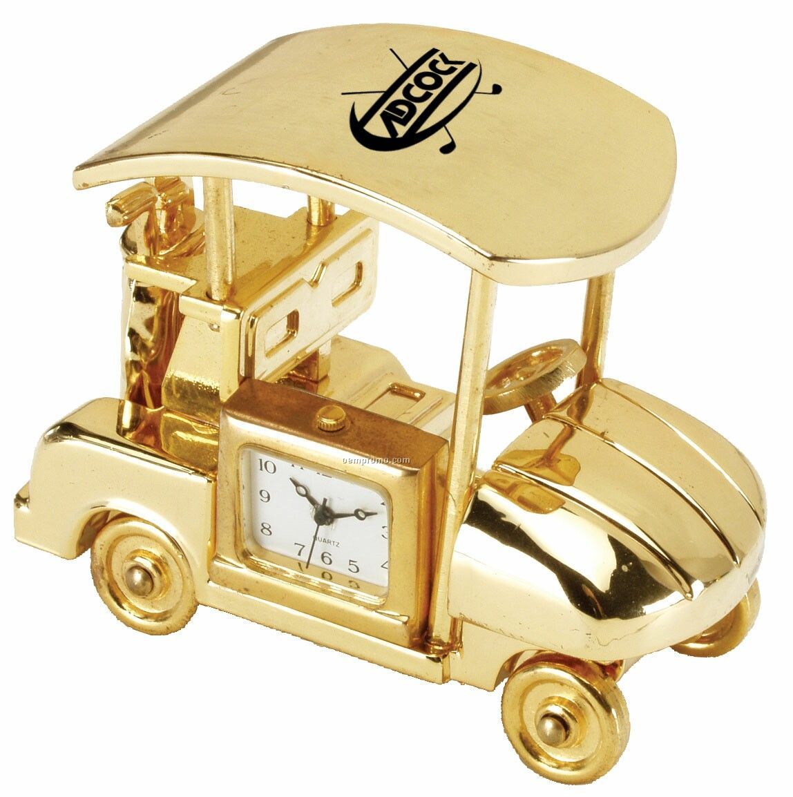 Die Cast Golf Car Clock