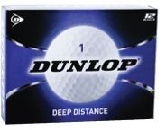 Dunlop Deep Distance Golf Ball - 12 Pack