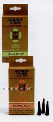 Gonesh Extra Rich Incense Cones Variety #3